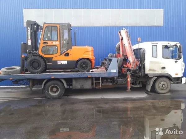 Эвакуатор Hyundai HD120 с КМУ