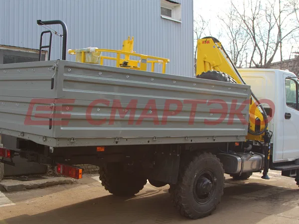 Бортовой грузовик с КМУ ГАЗ Садко Next С41A23
