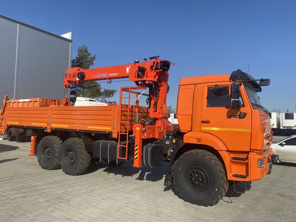 Бортовой грузовик с КМУ КамАЗ 43118 с КМУ Kanglim