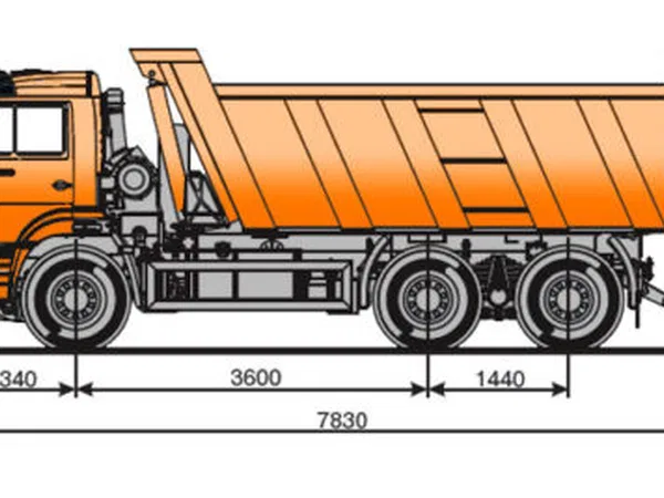 Самосвал КамАЗ 6520