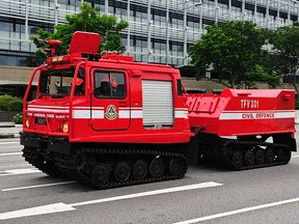 Пожарная машина Hagglunds BV206