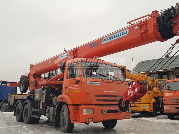 Автокран Клинцы КС-55729-1К-3 на шасси КамАЗ 65115