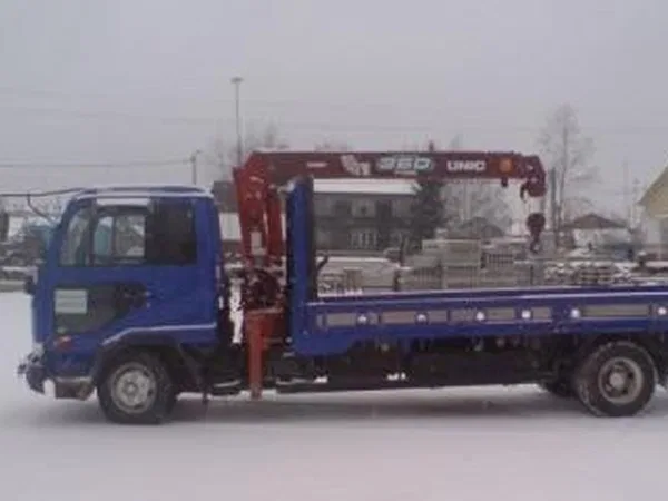 Бортовой грузовик с КМУ Nissan Diesel