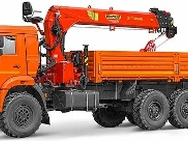Бортовой грузовик с КМУ Камаз 732407