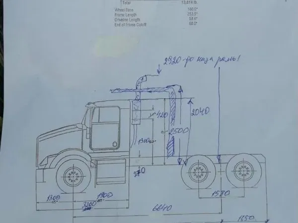 Седельный тягач KENWORTH T800