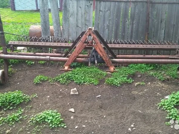 Грабли поперечные