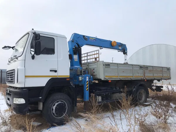 Бортовой грузовик с КМУ МАЗ 5340B3