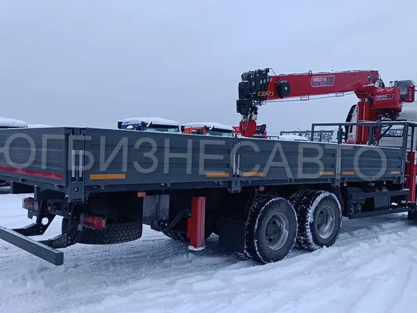 Бортовой грузовик с КМУ FAW CA3250