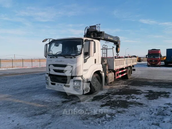 Бортовой грузовик с КМУ ISUZU Giga