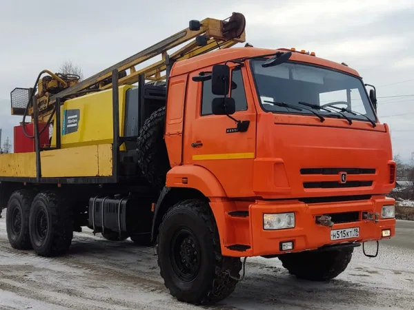 Мобильная буровая установка Геомаш ПБУ-2 на шасси КамАЗ 43118