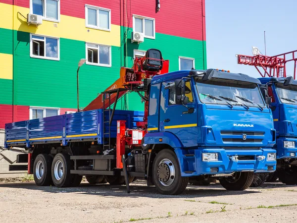 Бортовой грузовик с КМУ Камаз 65117-80 (RS)