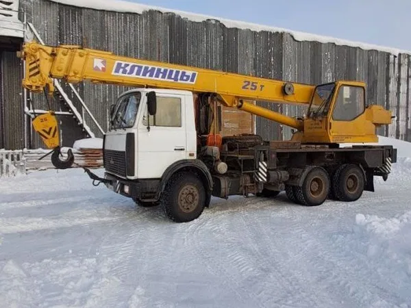 Автокран КЛИНЦЫ 55713-6к  на шасси Маз 6303а3
