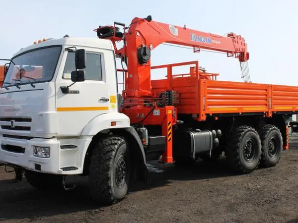 Бортовой грузовик с КМУ КамАЗ 43118 -23011-50 с КМУ Kanglim 2056