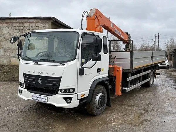 Бортовой грузовик с КМУ КамАЗ Компас 12
