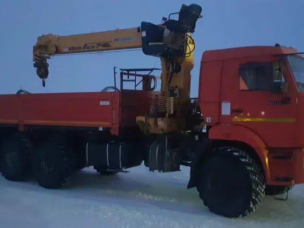 Бортовой грузовик с КМУ КамАЗ 732702-1