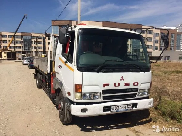 Бортовой грузовик с КМУ Mitsubishi Fuso