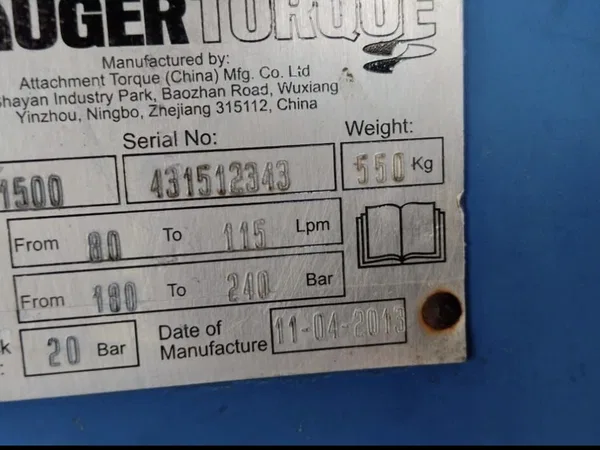 Траншеекопатель 
                                                        JCB                                                     AUGER TORQUE XHD 1500