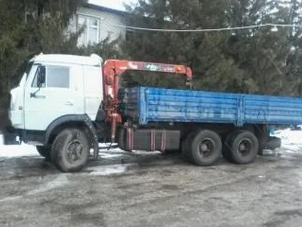 Бортовой грузовик с КМУ КамАЗ
