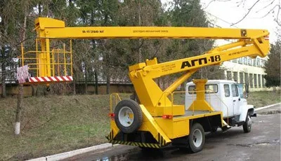 Маловысотная автовышка ГАЗ Газ