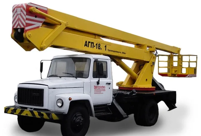 Маловысотная автовышка ГАЗ АГП-18