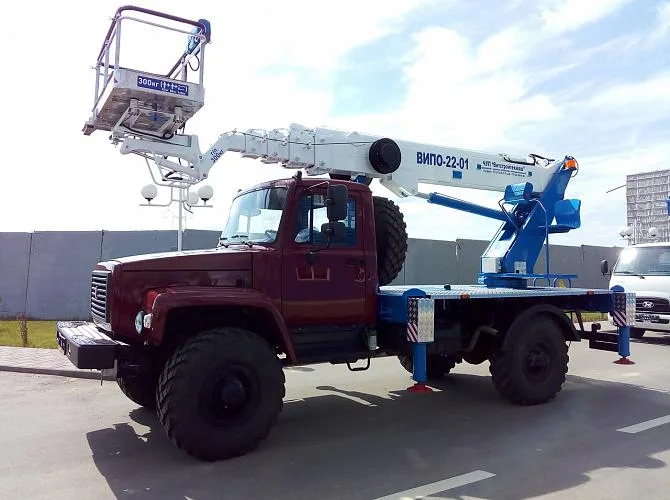 Средневысотная автовышка ГАЗ 33088