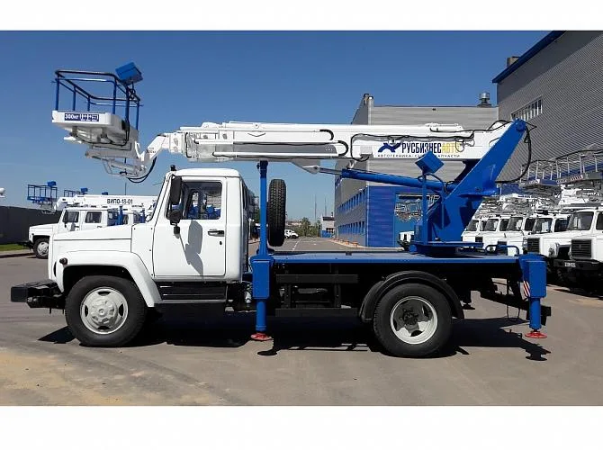 Маловысотная автовышка ГАЗ 33086