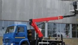 Маловысотная автовышка Камаз 4308