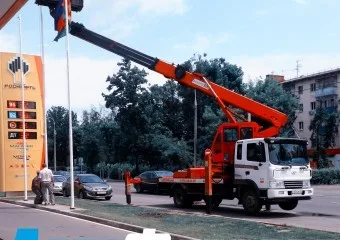 Средневысотная автовышка Tadano 45