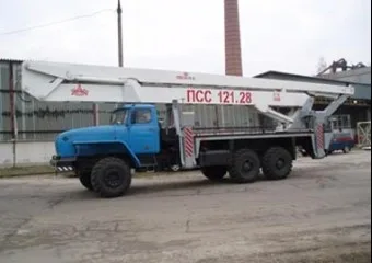 Средневысотная автовышка Урал ПСС 121.28