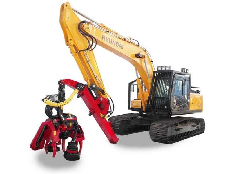 Харвестер гусеничный  Hyundai R220LC-9S