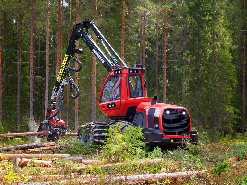 Харвестер колесный Komatsu 911