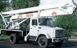 Маловысотная автовышка ГИДРОМАШ АП-18-04