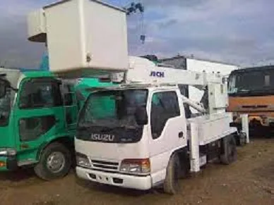 Маловысотная автовышка ISUZU 155ax