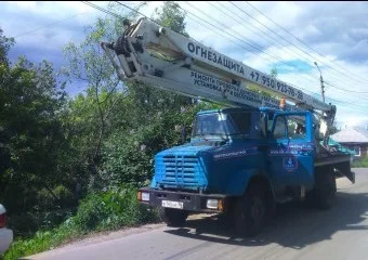 Маловысотная автовышка ЗИЛ 4333