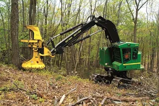 Валочно-пакетирующая техника John Deere 753J