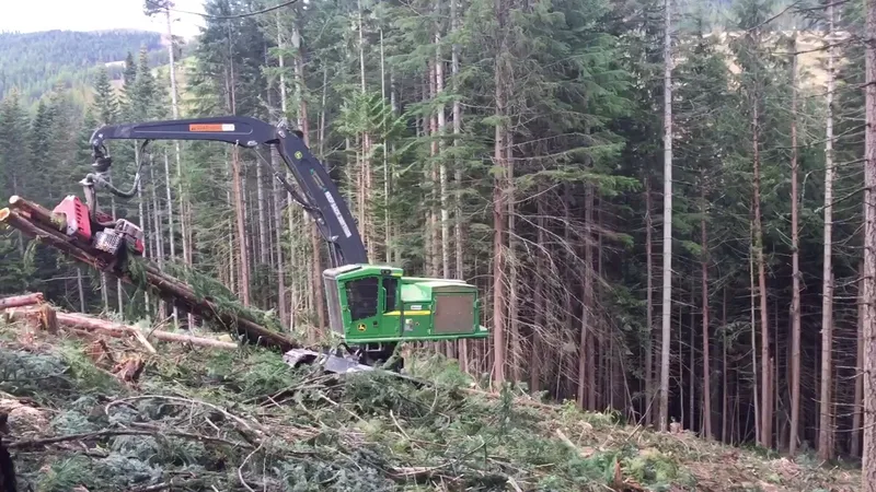 Харвестер гусеничный  John Deere 909MH