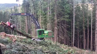 Харвестер гусеничный  John Deere 909MH