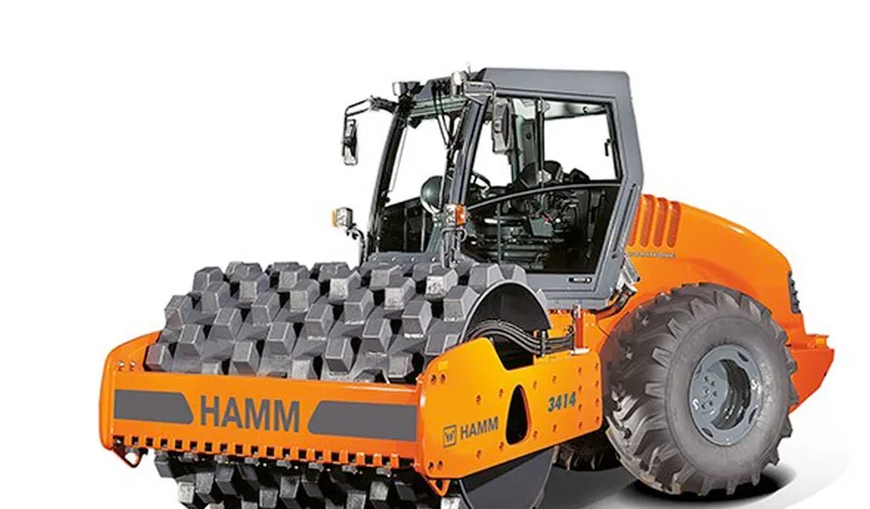 Вибрационный комбинированный каток        Hamm 3414 кулачковый