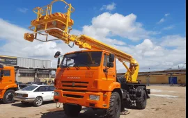 Средневысотная автовышка Камаз 22