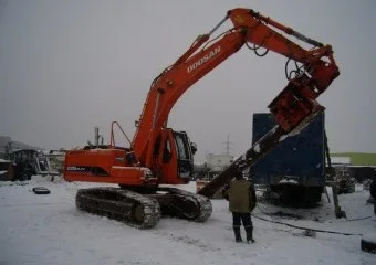 Вибропогружатель Hitachi ZX200