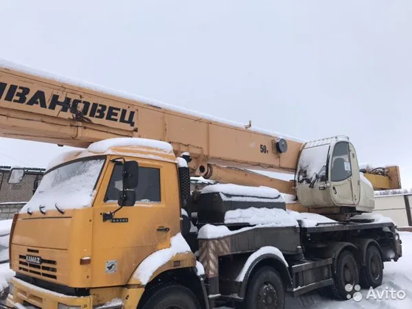 Автокран Ивановец КС-6478 на шасси КамАЗ