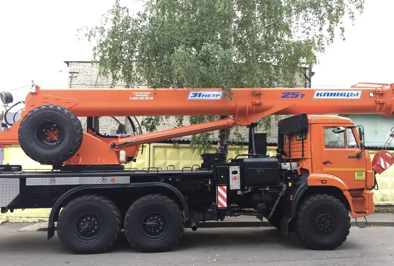 Колесный вездеход Камаз кран Клинцы 25 тн вездеход
