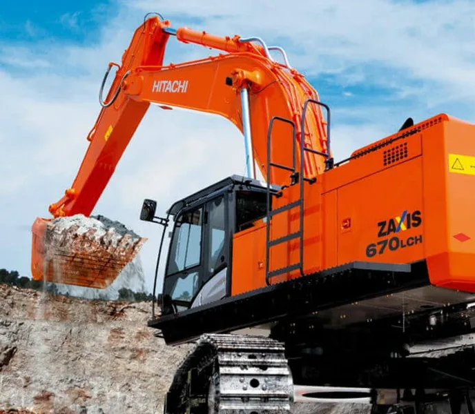 Гусеничный экскаватор Hitachi ZX670LC-5G