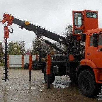 Мобильная буровая установка Камаз 4х4