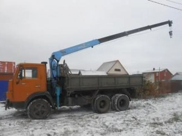 Бортовой грузовик с КМУ КамАЗ 55102