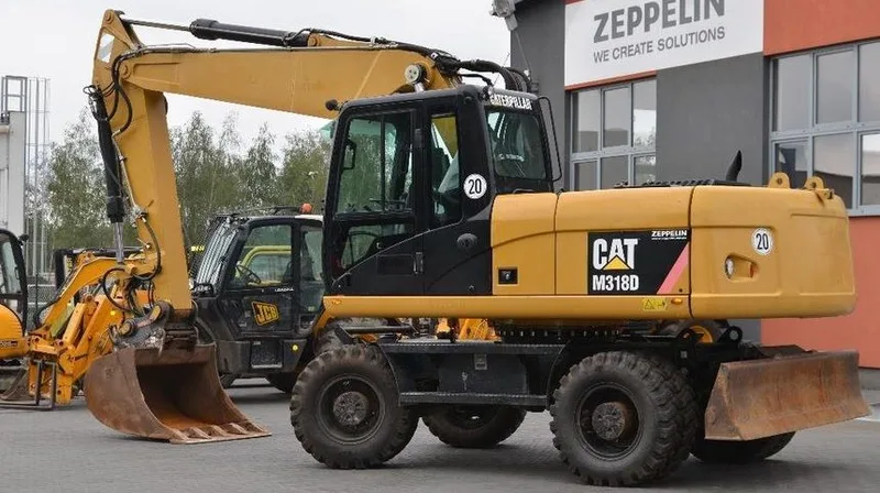 Колесный экскаватор Caterpillar M318D