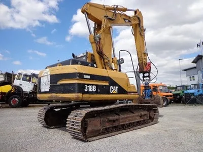 Перегружатель гусеничный Caterpillar грейфер