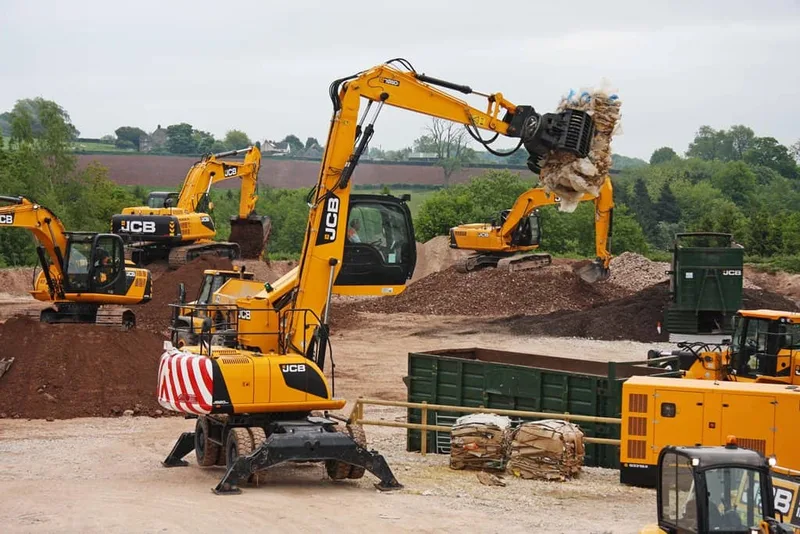 Перегружатели колесные JCB грейфер 26 м