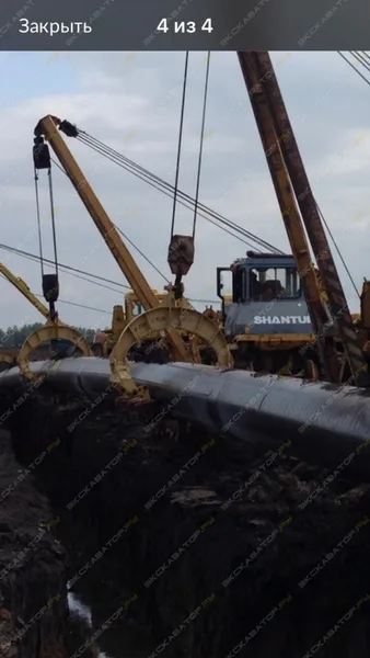 Трубоукладчик большого диаметра  Shantui SP45Y