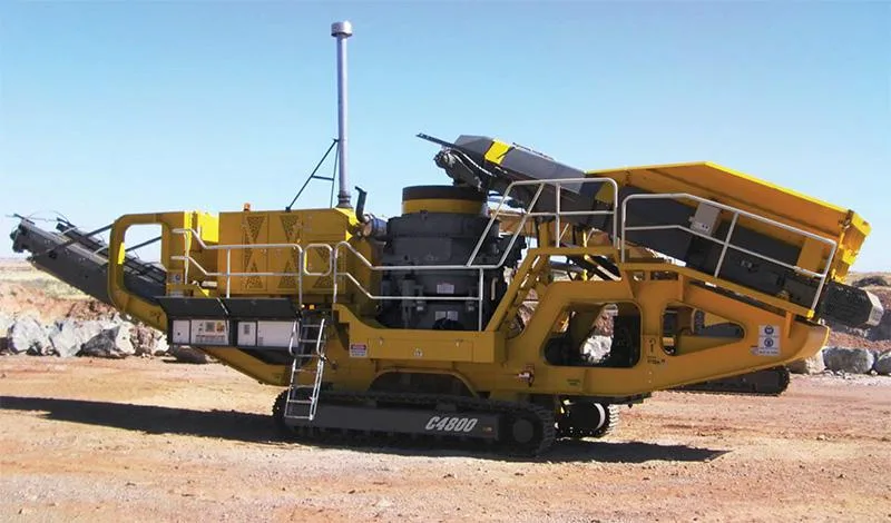Мобильная дробилка AGT Anaconda C4800